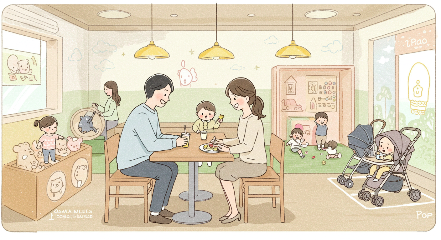 乳幼児を連れて行きやすい大阪市内のカフェ&飲食店まとめ