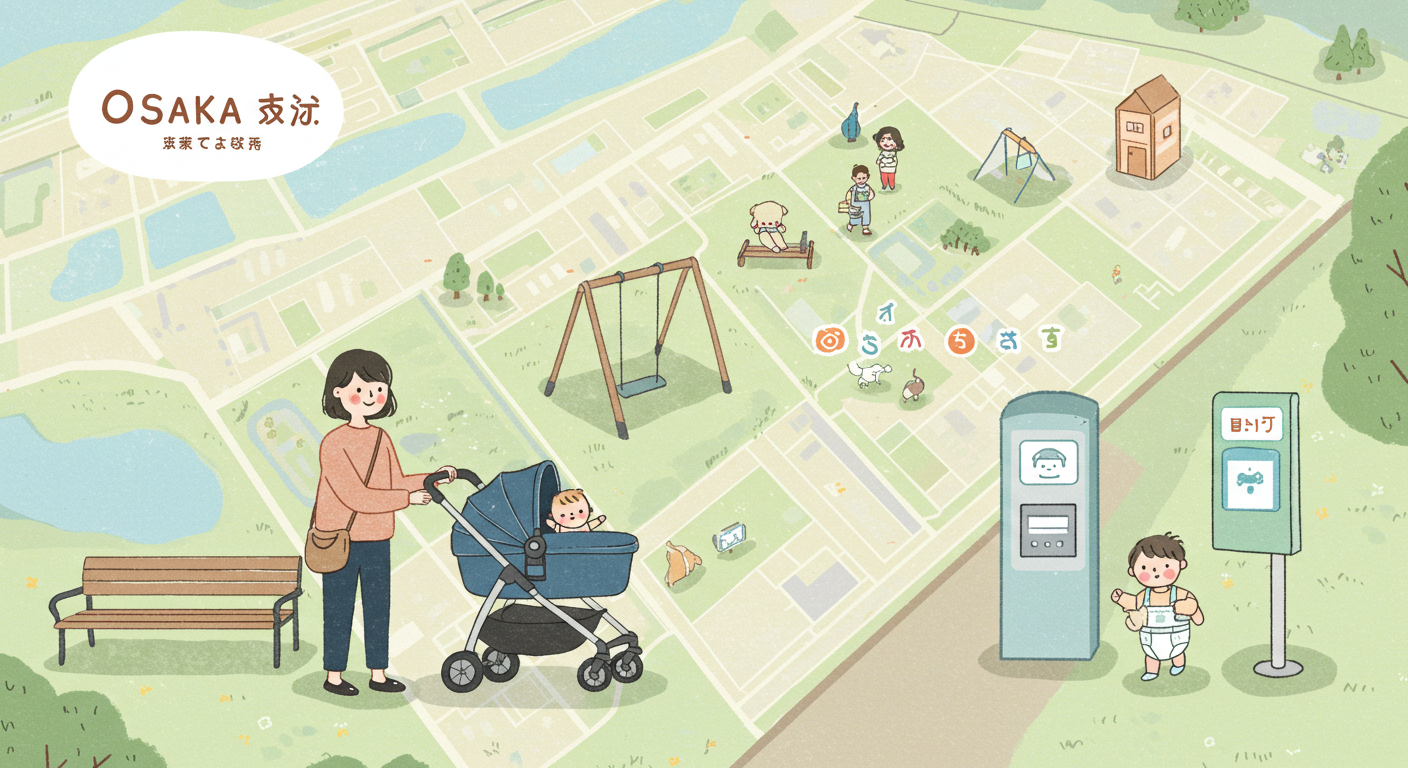 赤ちゃんと行ける大阪市のおすすめ公園(授乳室・オムツ替えあり)