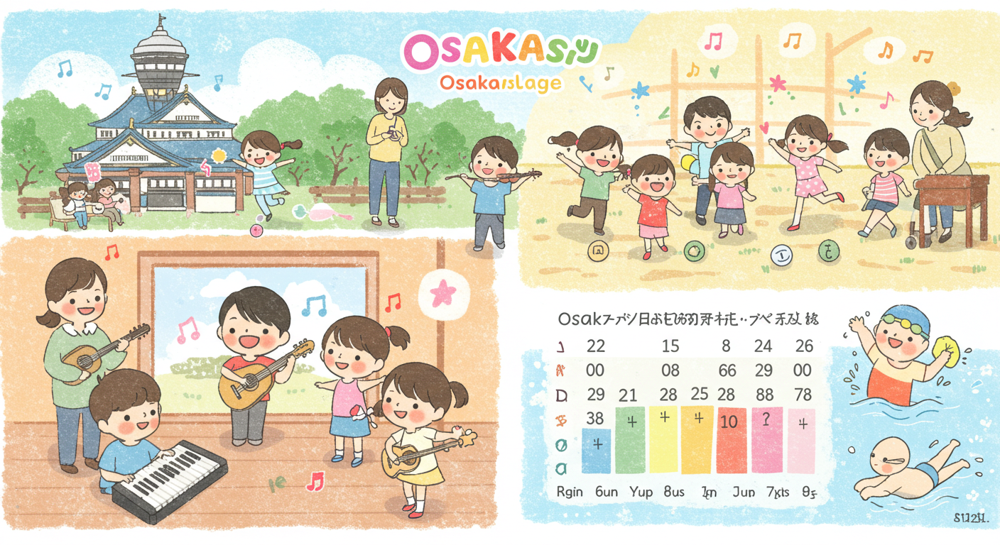 大阪市の子育て世帯に人気の習い事ランキング