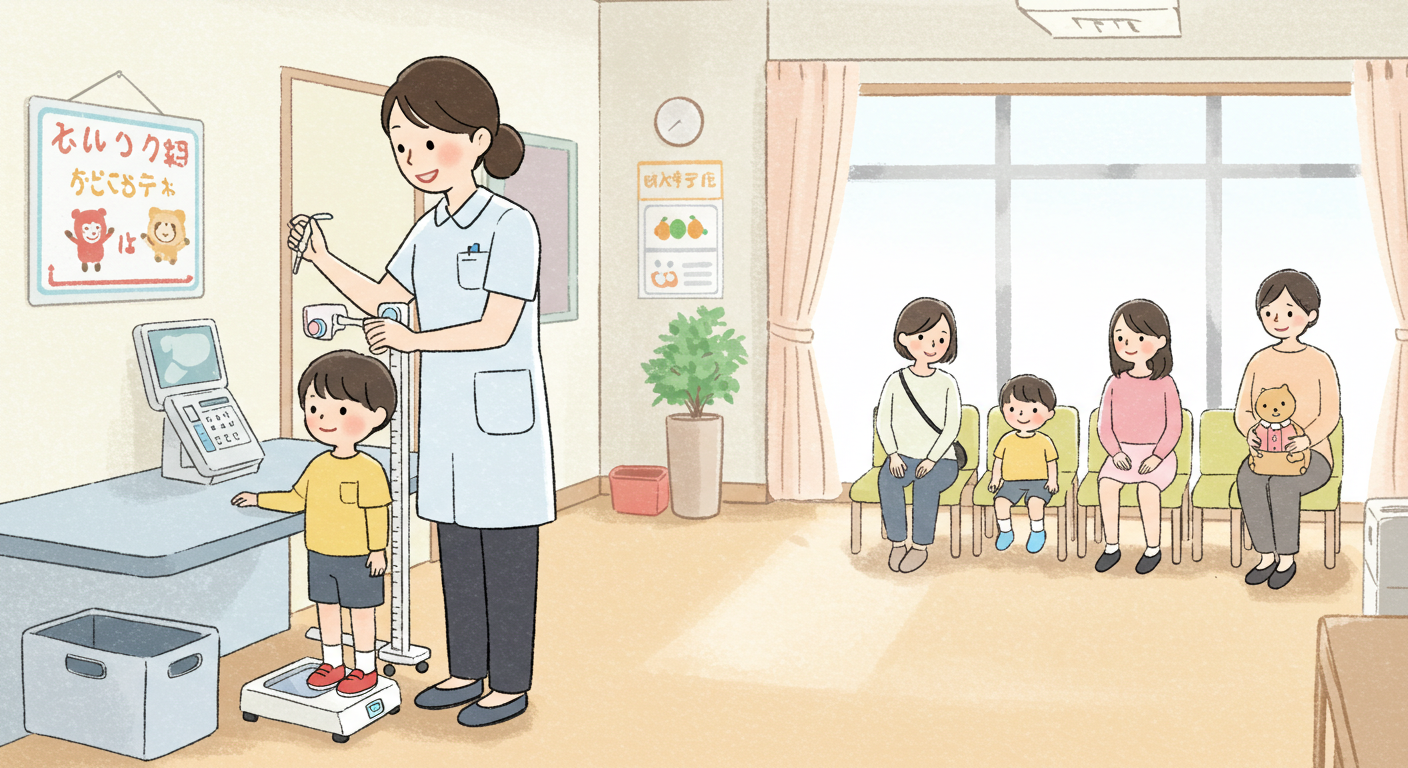 就学前健診の流れ(大阪市の小学校入学前)
